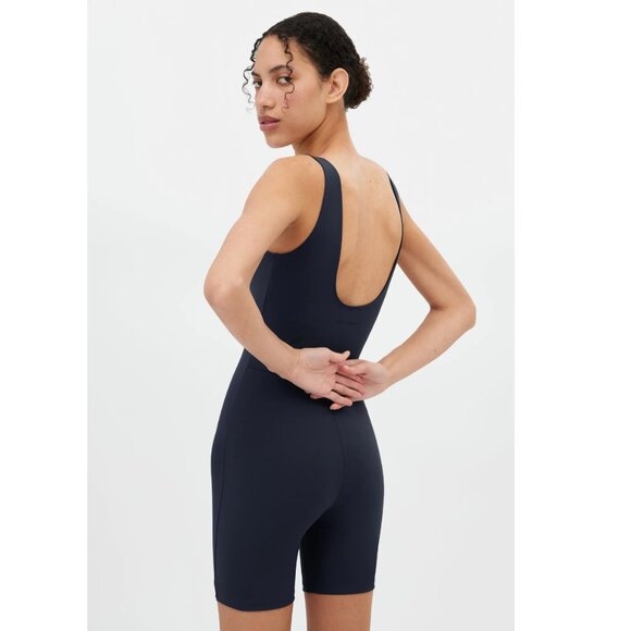 Girlfriend Collective Skyline Bike Unitard in Black - Size XL (Extra Large) - Picture 8 of 8